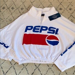 Cinch cropped sweatshirt